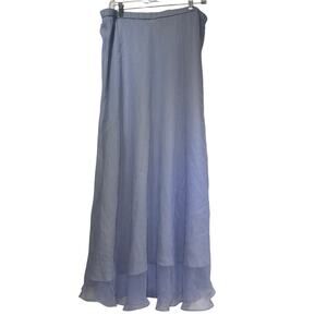 Lihli at Saks Fifth Avenue Periwinkle Chiffon Maxi Skirt Women’s